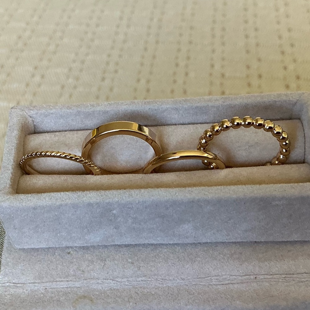 NORDSTROM RACK Stacking Band Rings - Picture 5 of 7